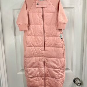 ergoPouch Sleep Suit Sack Pink Size 00-2 2.5 TOG With Zipper For Transition